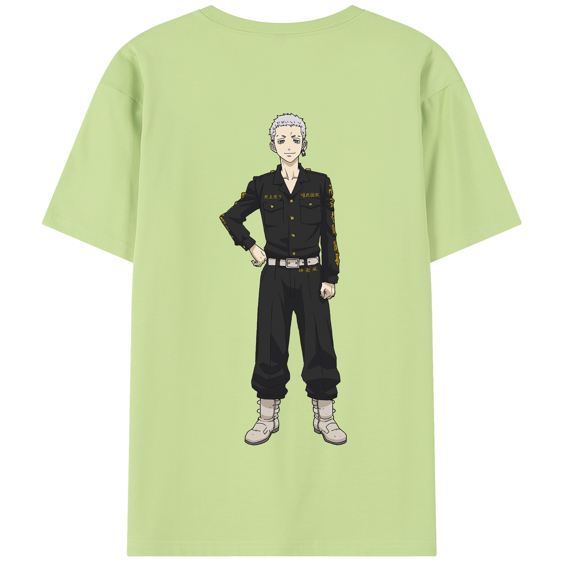 （画像用） 東京リベンジャーズ Tokyo Revengers 綿100％半袖Tシャツ（背面プリント）